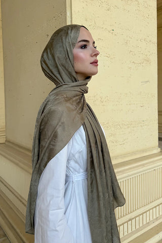Premium Glow Jakar Şal Dama - Nefti