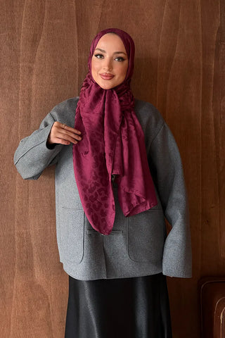 Premium Jakar Leopar Desen Şal - Velvet