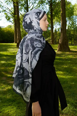 Prestige Carmen Desen Şal - Siyah