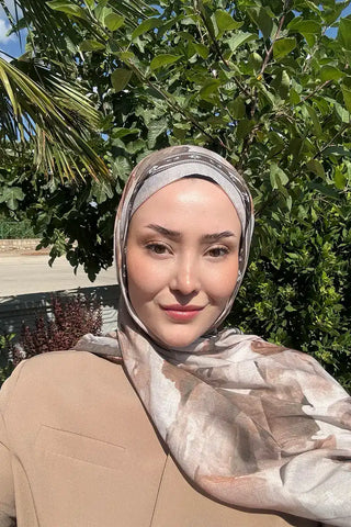 Prestige Helia Desen Şal - Bej