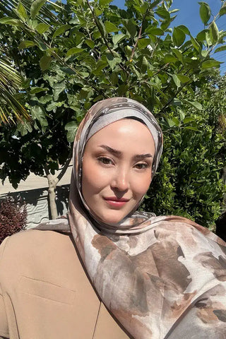 Prestige Helia Desen Şal - Bej