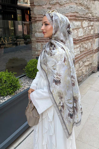 Prestige Leona Desen Şal - Bej