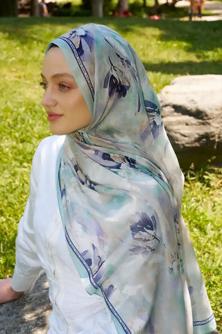 Prestige Leona Desen Şal - Mint