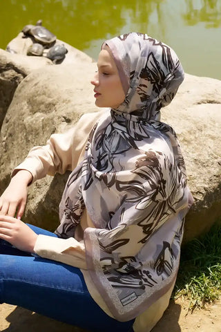 Prestige Line Desen Şal - Bej