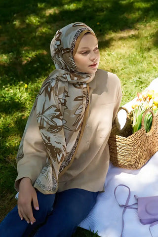 Aybükenur Demirci Prestige Line Desen Şal - Karame