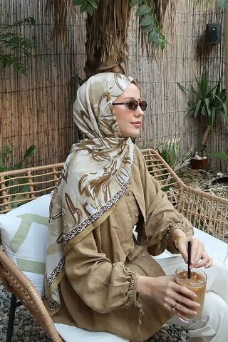 Aybükenur Demirci Prestige Line Desen Şal - Karame