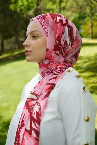 Prestige Line Desen Şal - Pembe
