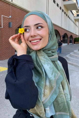 Prestige Vintage Desen Şal - Mint