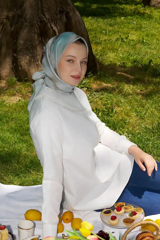 Rustic Rosie Desen Eşarp - Mint