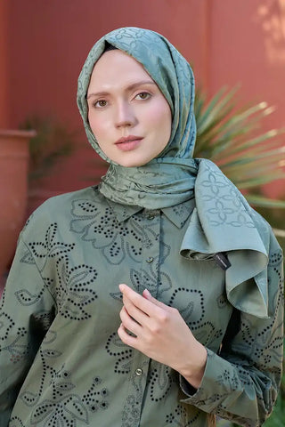 Timeless Koleksiyonu Yonca Desen - Çağla